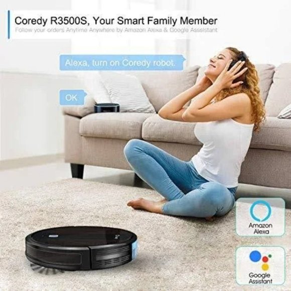 Coredy Upgraded R3500s Robot Vacuum Cleaner, 1700Pa Suction, Compatible … - Picture 8 of 12